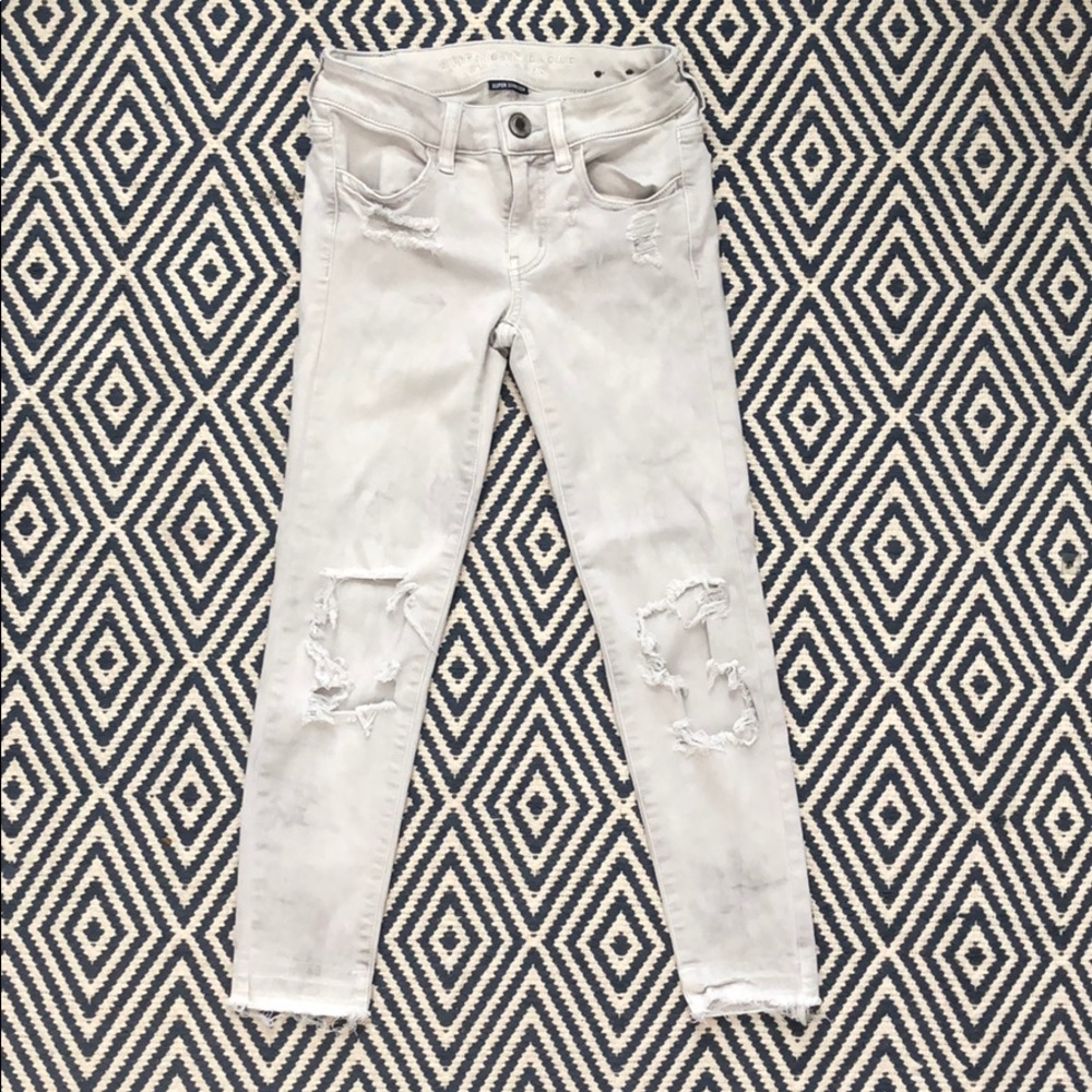 American Eagle Super Stretch Jegging Crop
